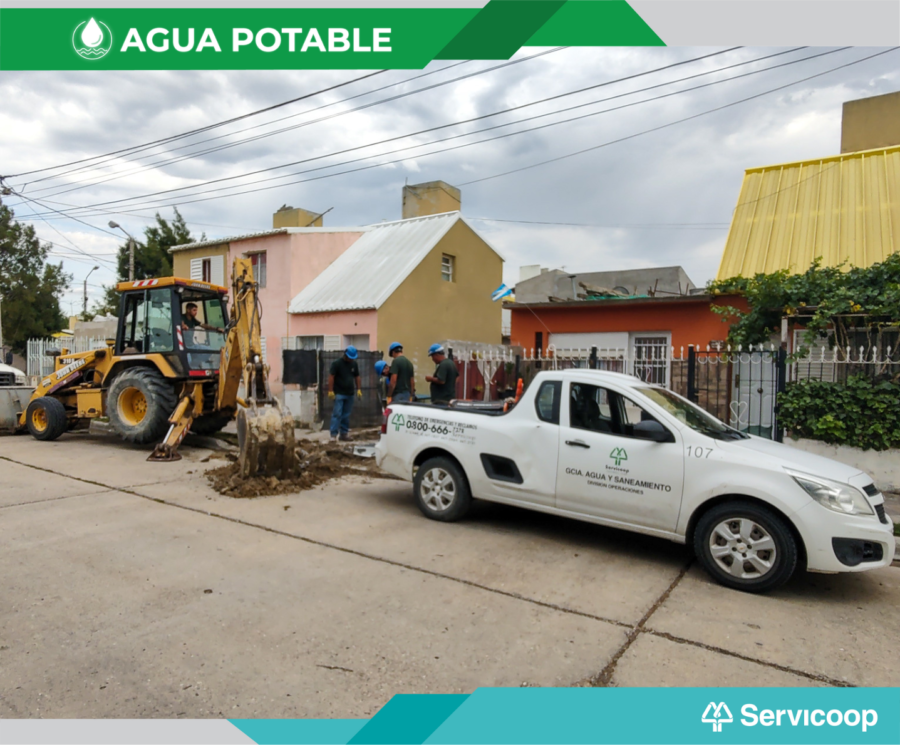 Mantenimiento De Redes De Agua Potable En B° 140 Viviendas Servicoop Servicios Públicos En 6619