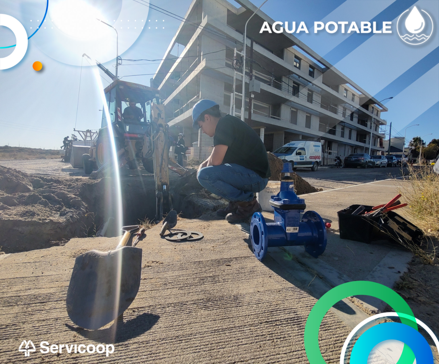 Ampliación de redes de agua potable en zona sur - Servicoop | Servicios ...