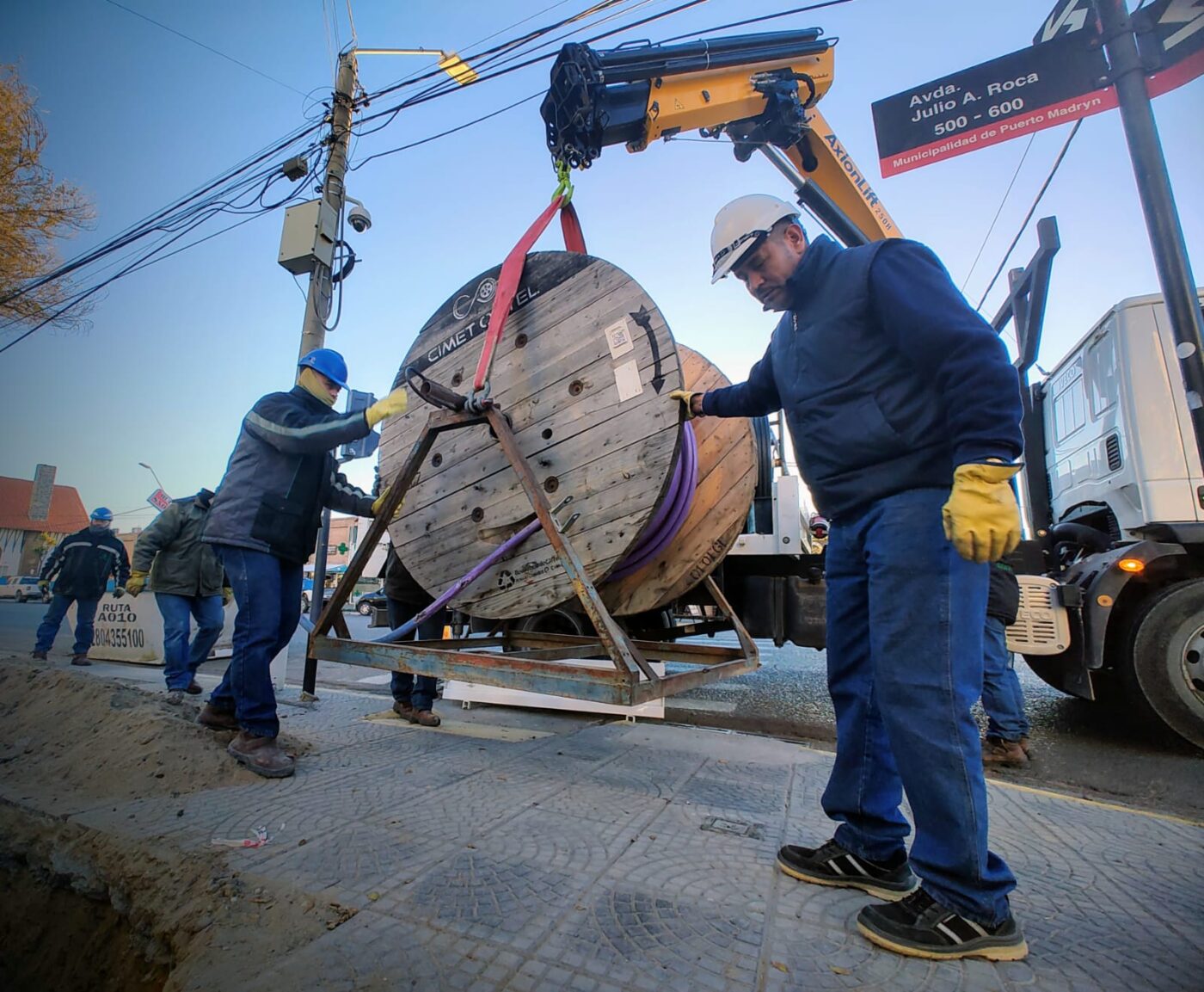 Avanza la renovación del tendido de redes eléctricas subterráneas en el ...