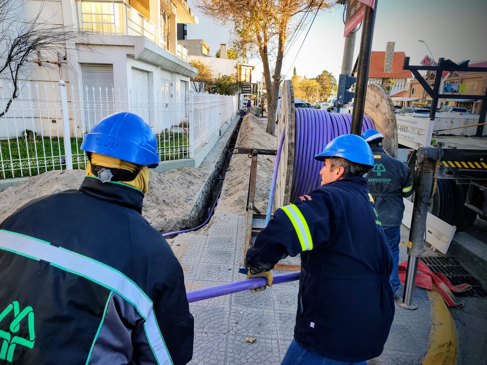 Avanza la renovación del tendido de redes eléctricas subterráneas en el ...